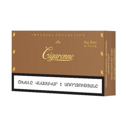 Пачка сигарет Cigaronne Big Boss Slims XL Filter 120mm